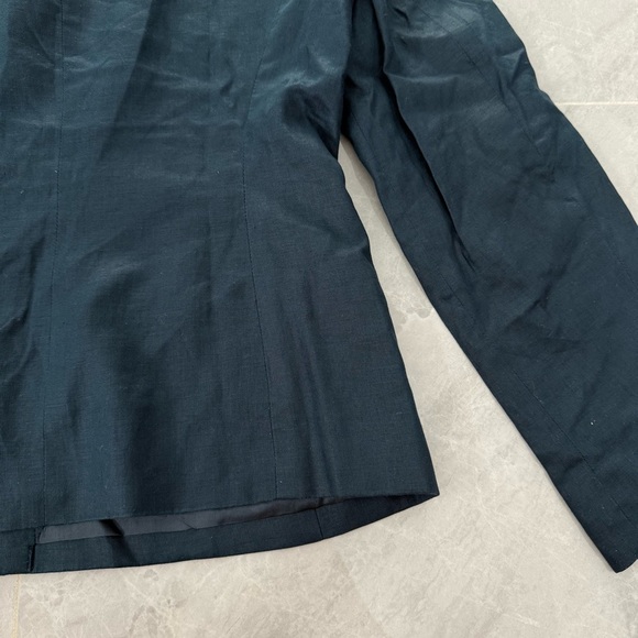 Women’s Nine West Linen Long Sleeve Button Down Blazer Jacket Size 10 - Picture 10 of 15